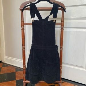 Wild Pearl Corduroy Overall Dress